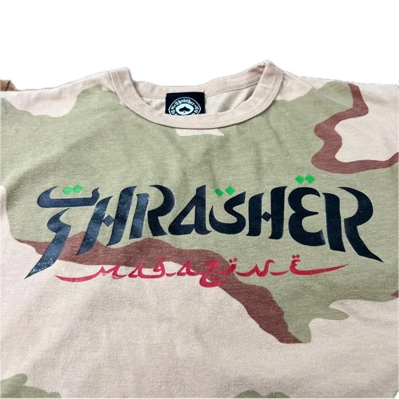 THRASHER Rothco Camo Tee Shirt - Picture 3 of 7